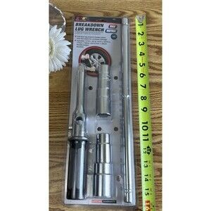 Performance Tool W8 Breakdown Lug Wrench SAE/METRIC Two Part WrenchAnd Sockets